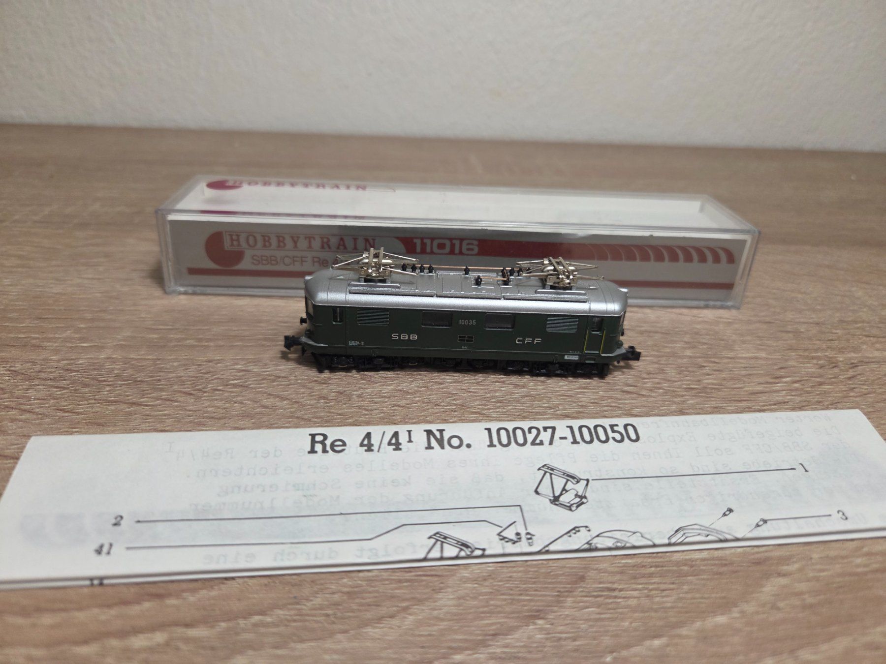Hobbytrain Modellini di ferrovie: Hobbytrain N 11016 E-Lok 10035 SBB – Usato da St-Aubin-Sauges venduto da Lo_Go 6