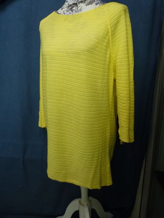 MONARI PULLOVER DÜNN  GR 42 STRASS RIPPSTRICK COTTON