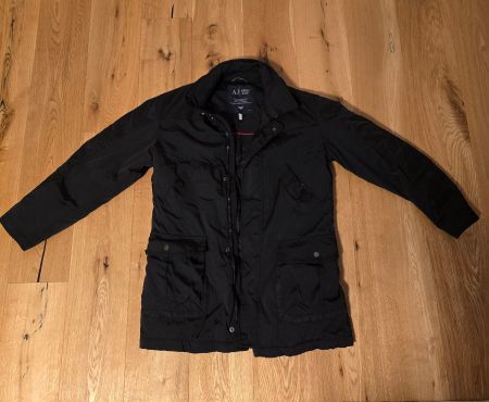 Armani Jeans Winterjacke - Grösse XL - Schwarz-Blau
