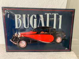 Bugatti Wandbild / Blechschild - Hingucker für Sammler!