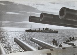 Pressefoto - Militär, Nordsee, Zerstörer Encounter, Schiffe