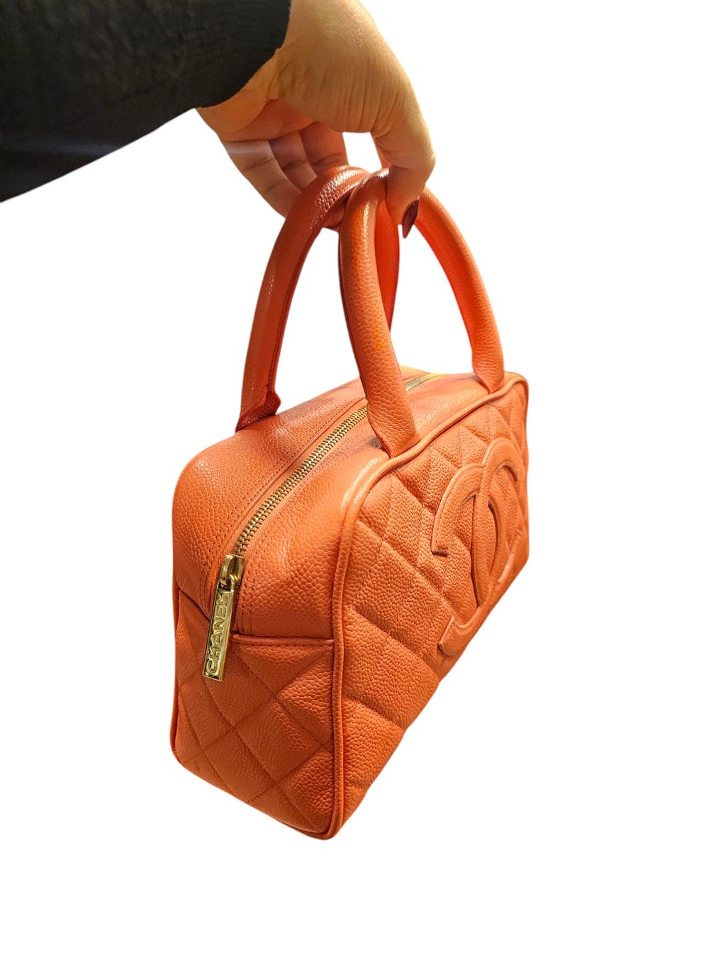 Chanel Borse da donna: Chanel Bowling Bag Caviar Leather – Usato da Zürich venduto da finesse.shop 2