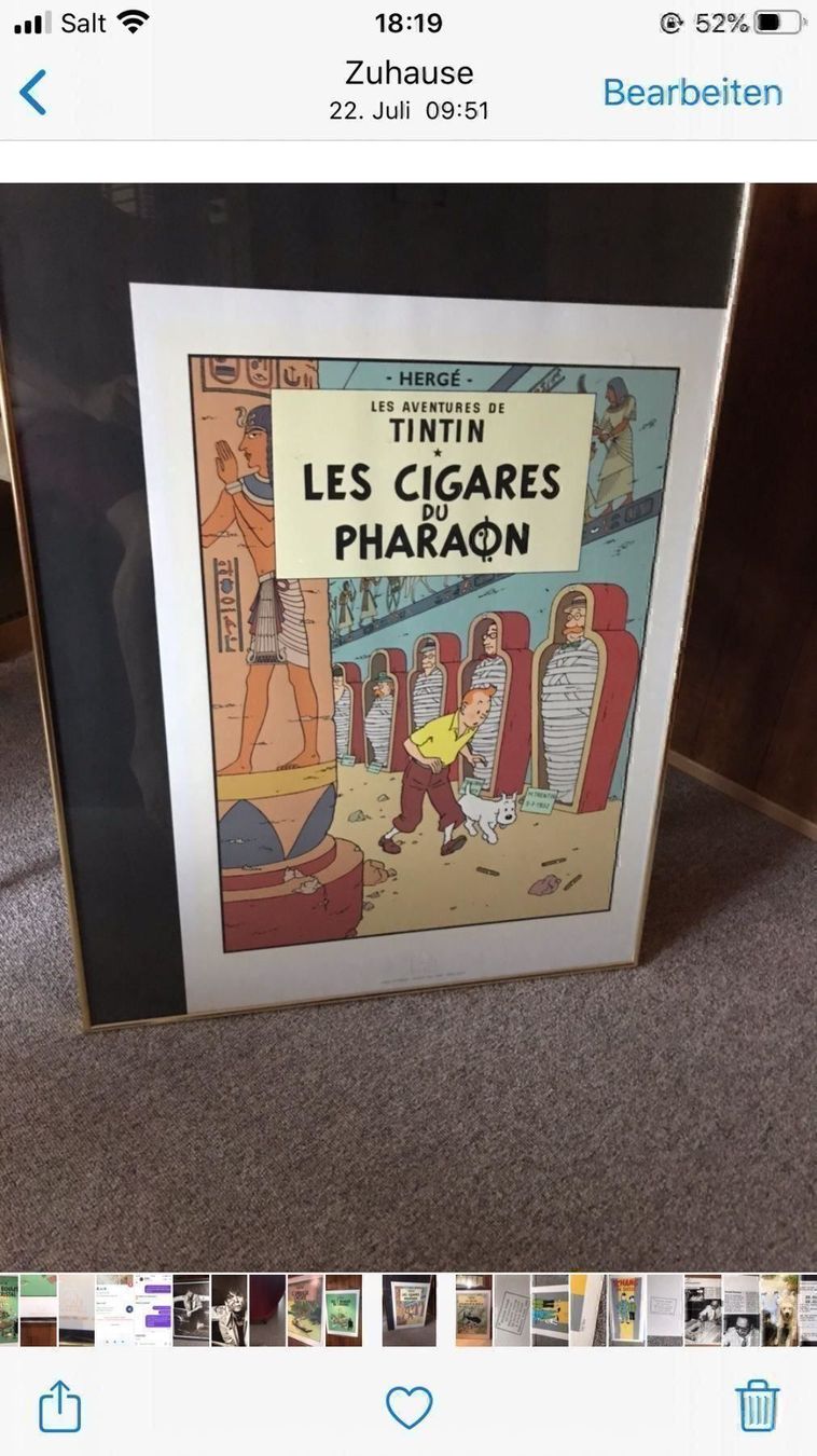 Fumetti: Tim und Struppi Kunstdrucke limitiert – Usato da Basel venduto da Stars12355 2