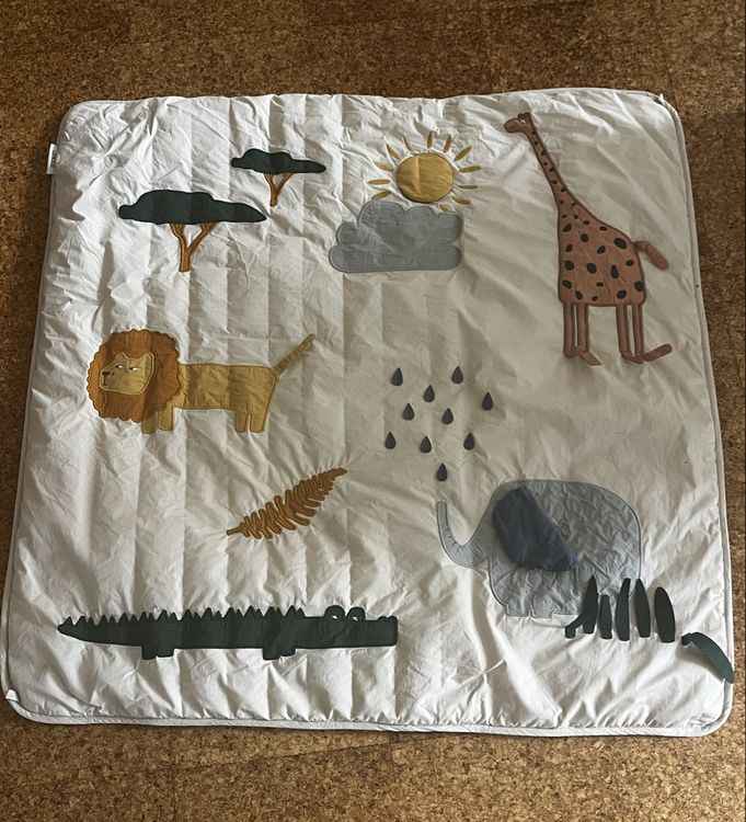 LIEWOOD - Glenn Aktivitätsdecke, 110 x 110 cm, safari sandy  1
