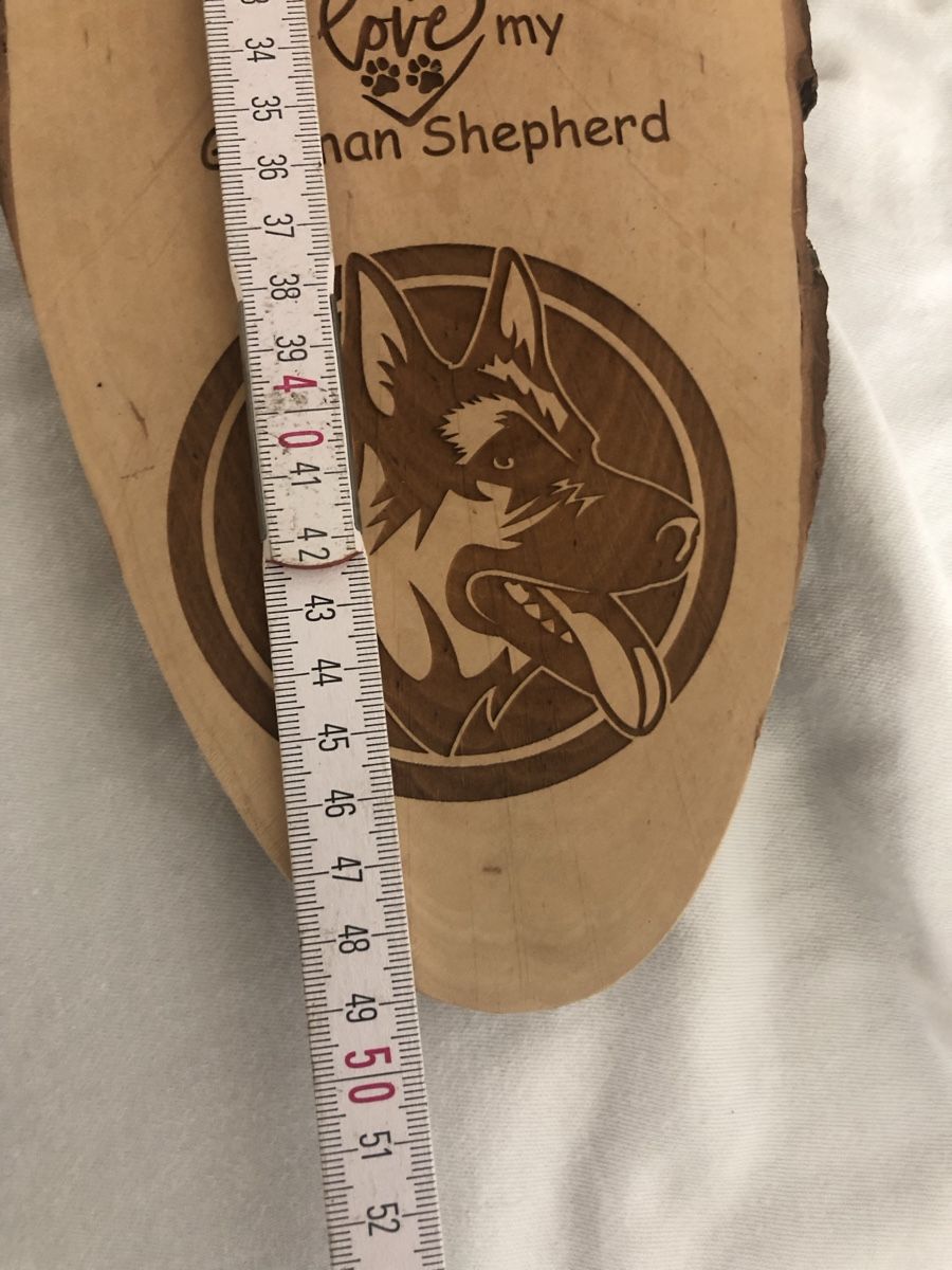 Insegne: Holzschild mit Schäferhund Motiven - Einzigartiges Geschenk – Usato da Urnäsch venduto da Ursjack 1
