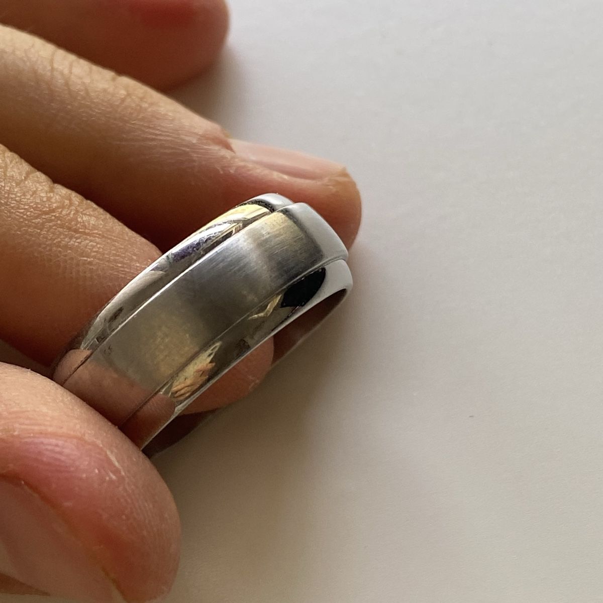 Anelli: Xenox Massiv Edelstahl Silberne Ring – Nuovo (secondo la descrizione) da Givisiez venduto da dor_xb9k 2