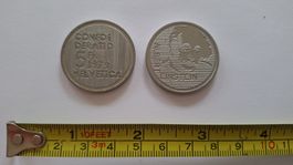 Schweizer Gedenkmünze 5 Fr. 1979, Albert Einstein