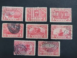 1912, USA  -  Briefmarken für Postpakete