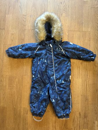 Reima Schneeanzug dunkelblau mit Muster Grösse 80