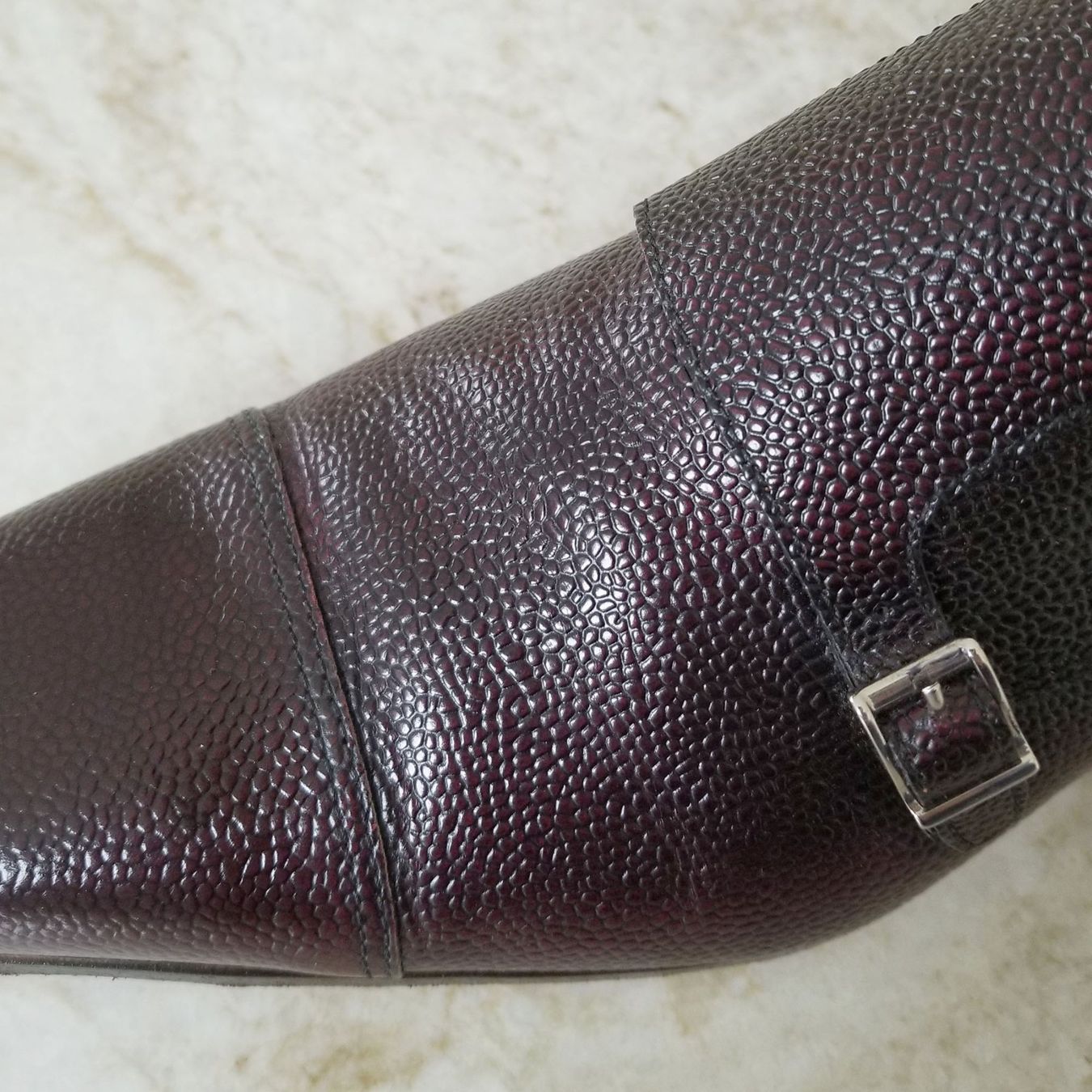 Santoni Scarpe da uomo: Santoni Double Monk Schuhe Leder Bordeaux Gr. 41.5 – Usato da Zürich venduto da Gk2002 6