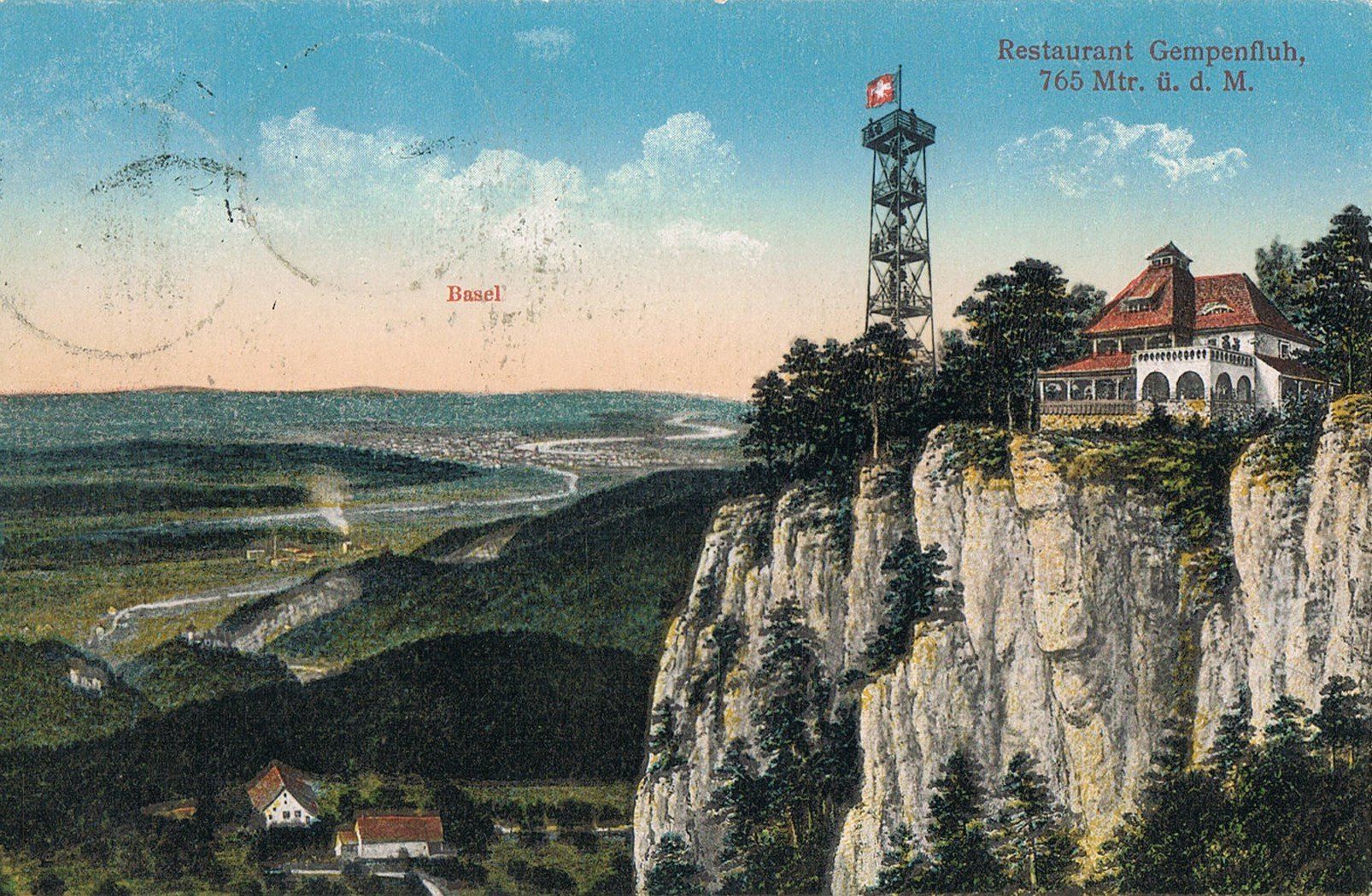 Cartoline postali: Gempenfluh Restaurant, sehr alte AK – Usato da Buchs AG venduto da Baerfisch
