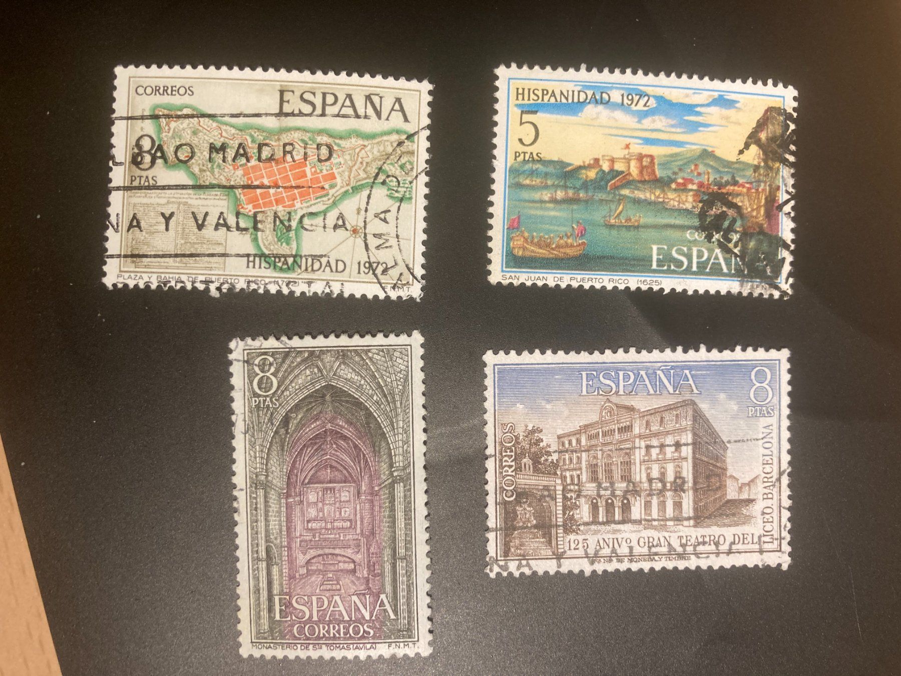 Tutti i francobolli: Spanien 1972 Lot gestempelte Briefmarken – Usato da Liestal venduto da schnueps