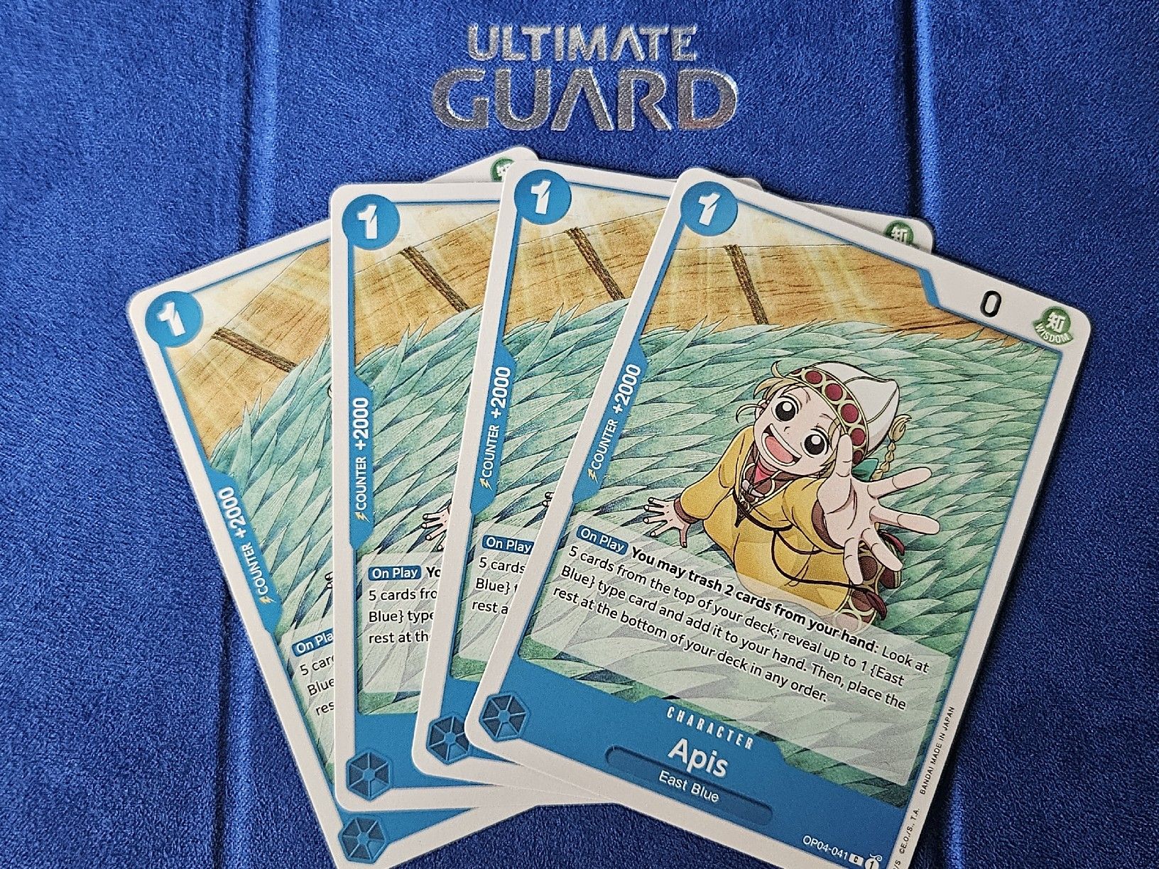Bandai Carte collezionabili: 4x One Piece TCG - Apis EN – Nuovo (secondo la descrizione) da Lyss venduto da DeaDiLuna