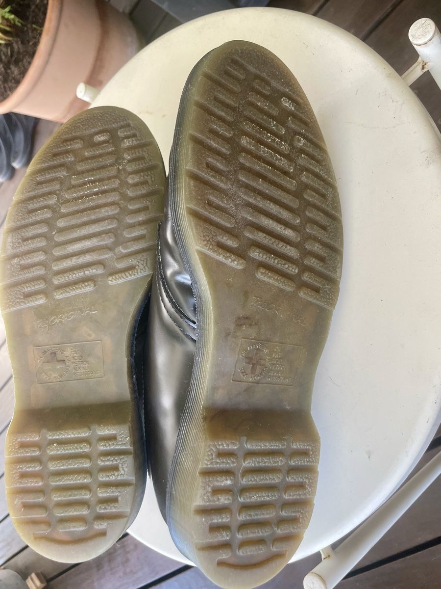 Dr. Martens Scarpe da uomo: Dr. Martens 1461 PW schwarz Grösse 43 – Usato da Güttingen venduto da Aquarium333 5