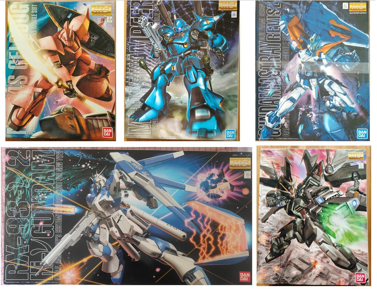 Bandai Kit di modellismo & Modellini statici: Collection/Sammlung Gundam MG 1/100 – Nuovo e nell'imballaggio originale da Nyon venduto da Shiliu