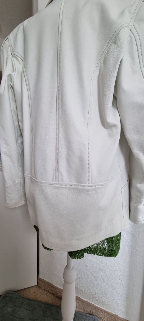 Giacche: Jacke , Lederjacke weiss Gr. 36 – Nuovo (secondo la descrizione) da geroldswil venduto da Gumball1 3