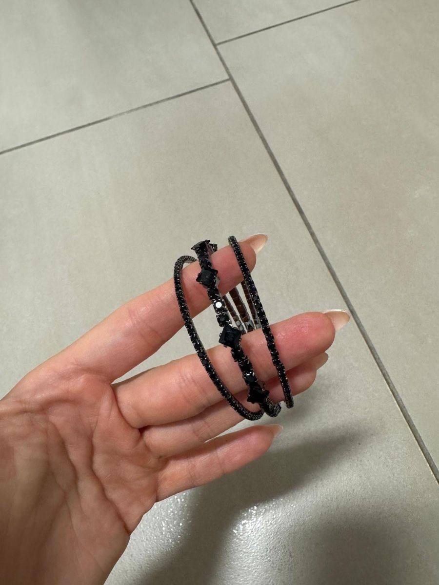 Armbänder & -reifen: Bracelet noir – Neu (gemäss Beschreibung) aus Courrendlin von Sandy_25 1