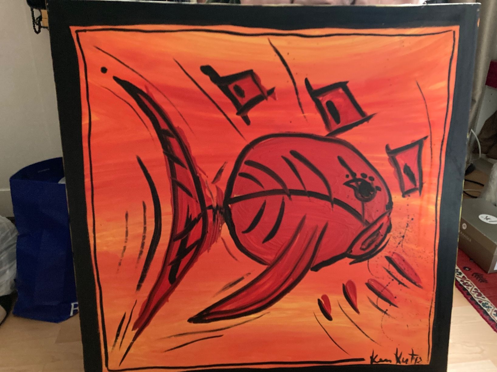 Dipinti: Öl auf Leinwand 80x80cm – Usato da Zuerich venduto da SaTs-43 2