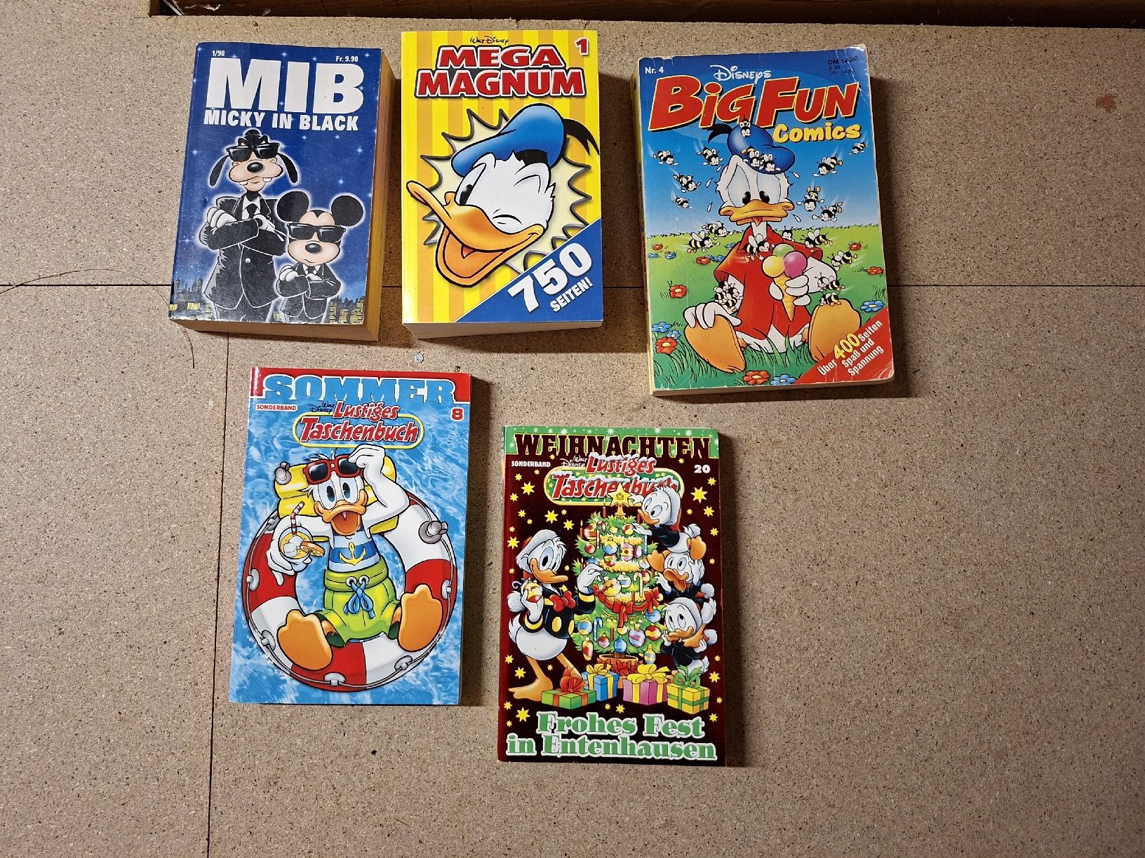 Comics: 5 Comic Hefte Donald Duck  – Gebraucht aus Büsserach von Grenzstein