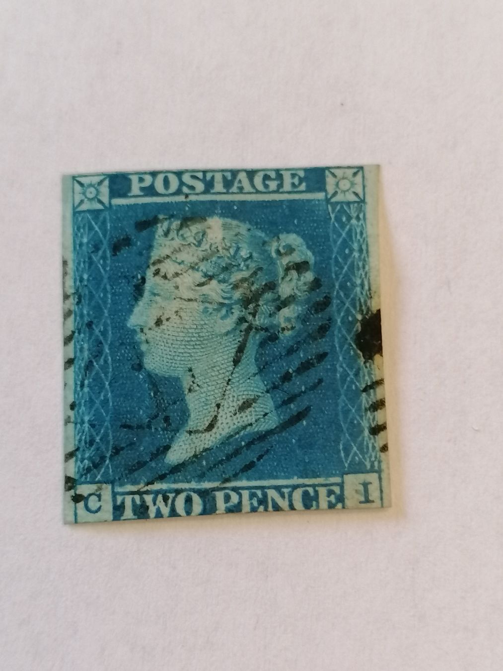 Tutti i francobolli: Two pence blue 1841, Platte 3 – Usato da Happerswil venduto da tschergi