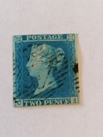 Two pence blue 1841, Platte 3