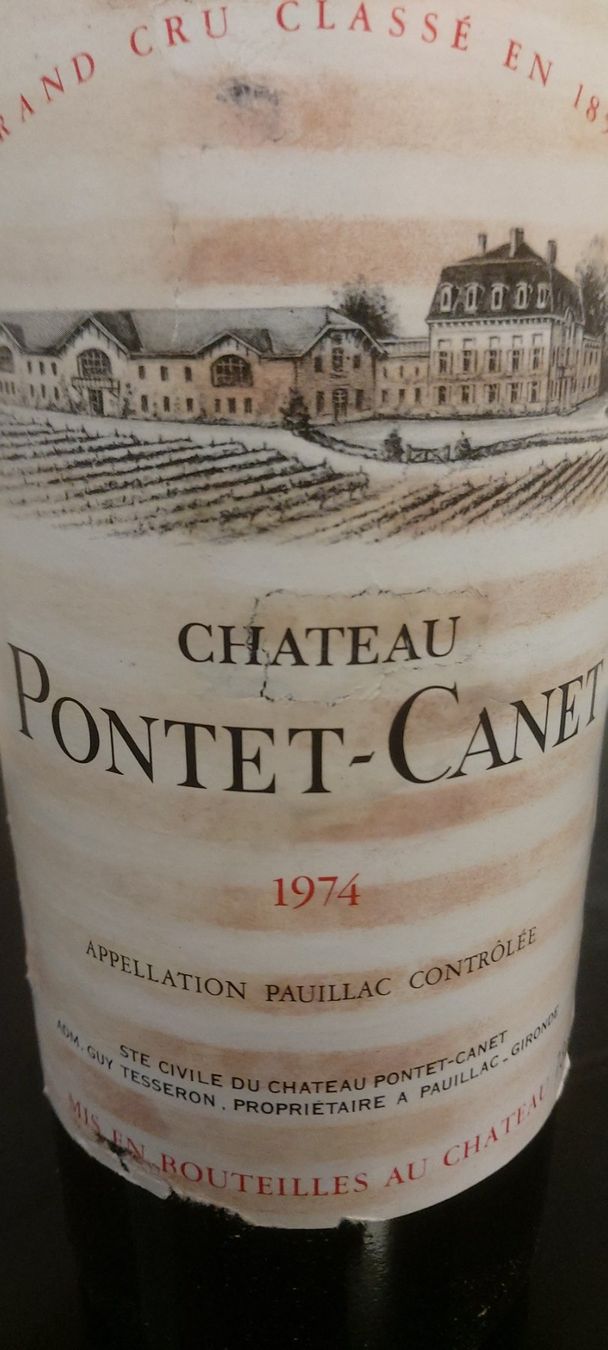 Vino: Chateau Pontet-Canet 1974 – Nuovo (secondo la descrizione) da Grenchen venduto da poggione 3