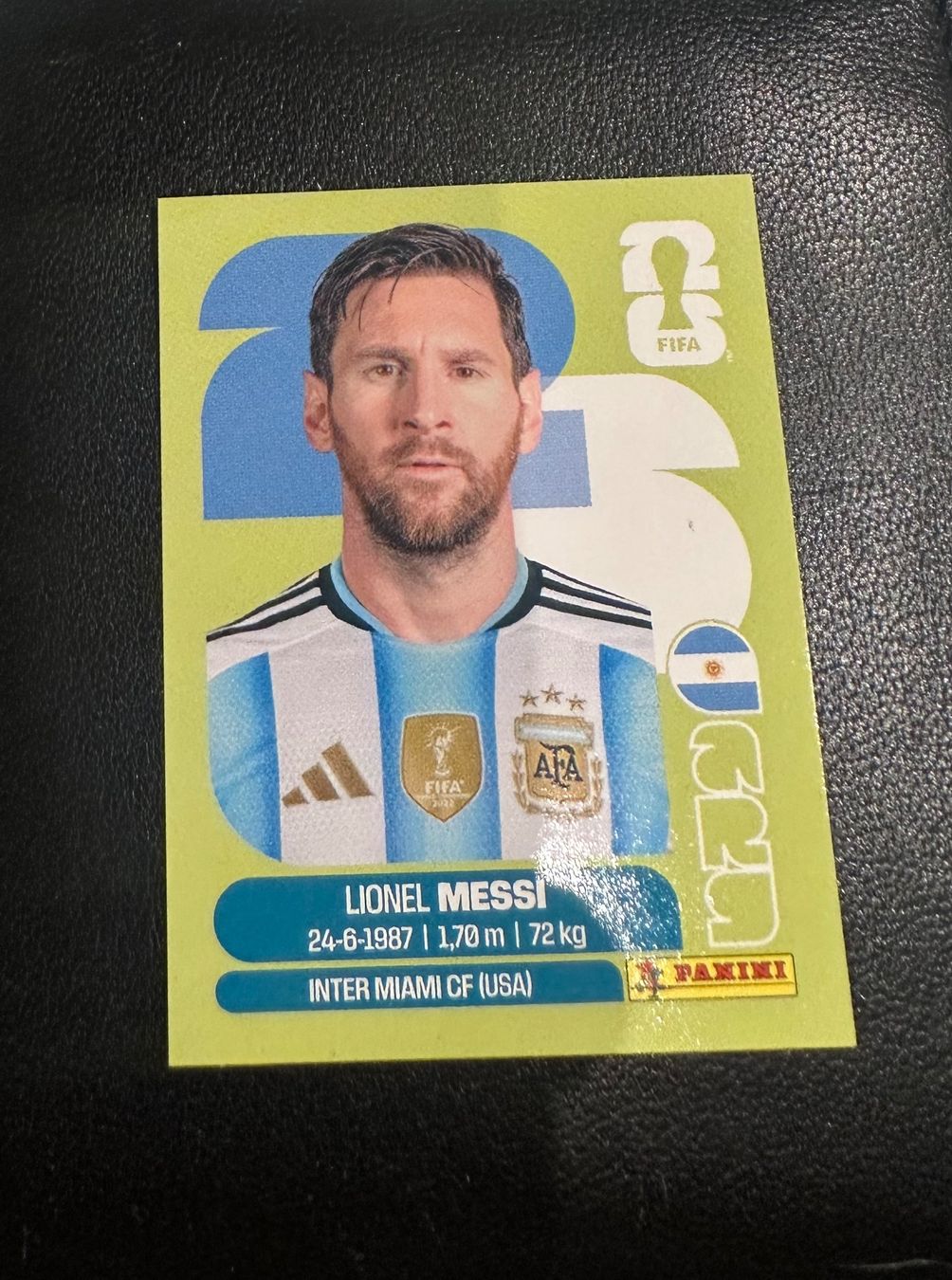 Panini Carte collezionabili: PANINI LIONEL MESSI ARG17 – Usato da Payerne venduto da mike_lth