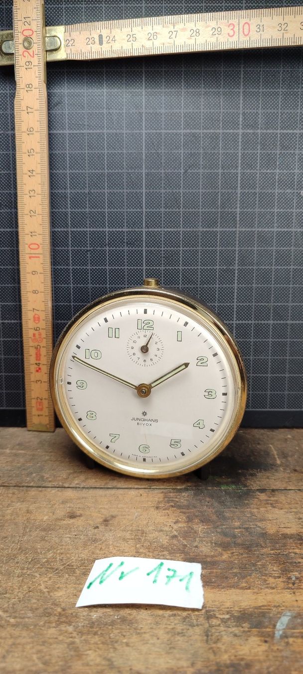 Junghans Sveglie: Wunderschöner alter Wecker Nr.171 Junghans Bivox – Usato da Gelterkinden venduto da MYSTOREFORYOU4460 9