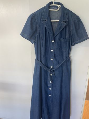 Denim Kleid Polo Ralph Lauren Grösse L 