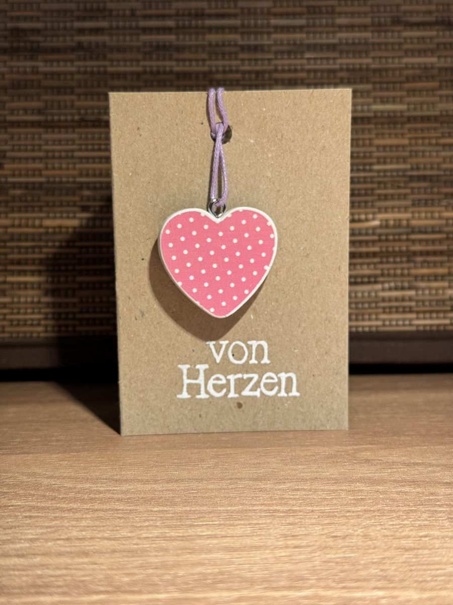 Cartoline: Mini-Karte, Von Herzen Anhänger – Nuovo (secondo la descrizione) da Dübendorf venduto da ZiKarten
