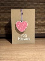 Mini-Karte, Von Herzen Anhänger