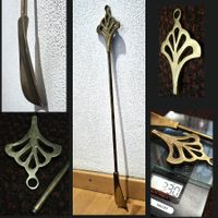vintage Schuhlöffel Messing massiv