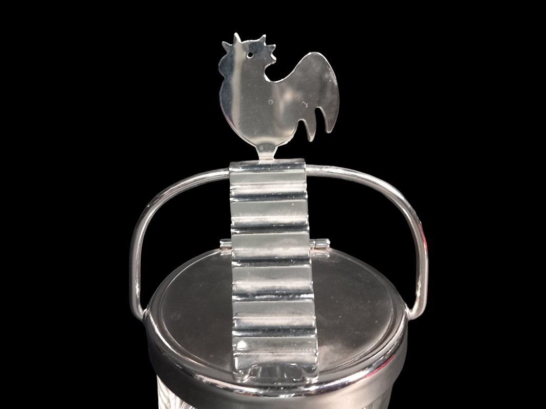 Zuckerdosen: Glasbehälter mit Deckel "Huhn" – Gebraucht aus Hünenberg von Restwert_Zug 2