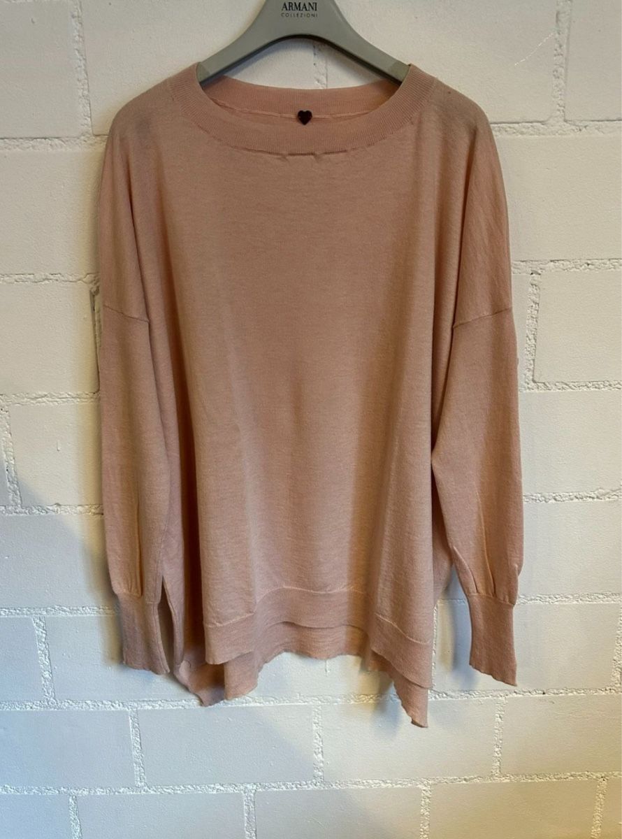 Marc Cain Maglioni & Felpe: Marc Cain: wunderschöner Rosa/lachs wollpullover, top  M – Usato da Aesch BL venduto da shuja01