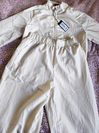 EA7 Tracksuit Jacket and Pants Beige New