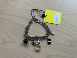 Marc Jacobs silver charm bracelet, brand new with tags