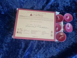 PartyLite - 12 Teelichter Life is a Cabernet, Wine Time