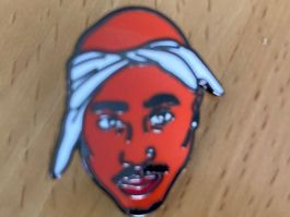 2 Pac / Tupac Pin Anstecker Rap