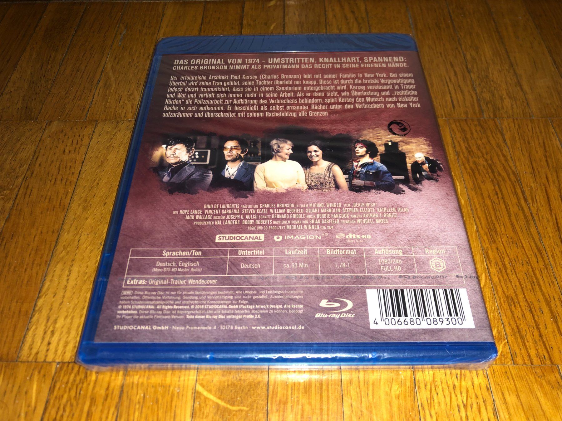 Tutti i DVDs: Ein Mann sieht rot - UNCUT – Nuovo e nell'imballaggio originale da Basel venduto da havsok 1