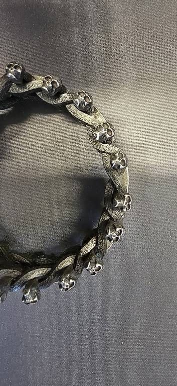 Bracelets: Armband Leder/Edelstahl – D'occasion à Heiden par Einherjar87 1