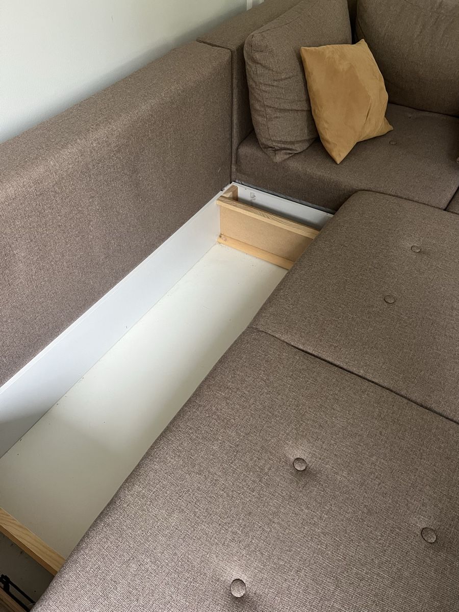 Divani: Grosses Ecksofa mit Bettfunktion Braun - Schaffhausen – Usato da Schaffhausen venduto da vandemonian 4