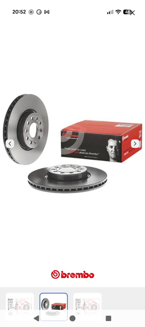 Brembo Tutti pezzi di ricambio auto: BREMBO  Bremsscheibe Vorne, wie Neu!! – Usato da Zürich venduto da ZaimR01 4
