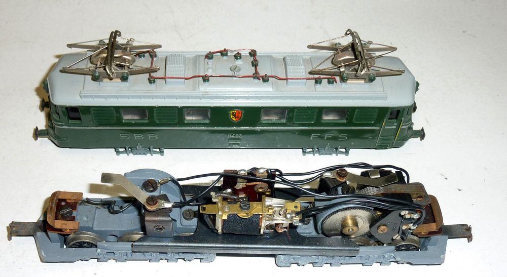 HAG 120 Ae 6/6 SBB 11403 Genf / Genève H0 AC/WS ANALOG ☼ (Defekt) in ...