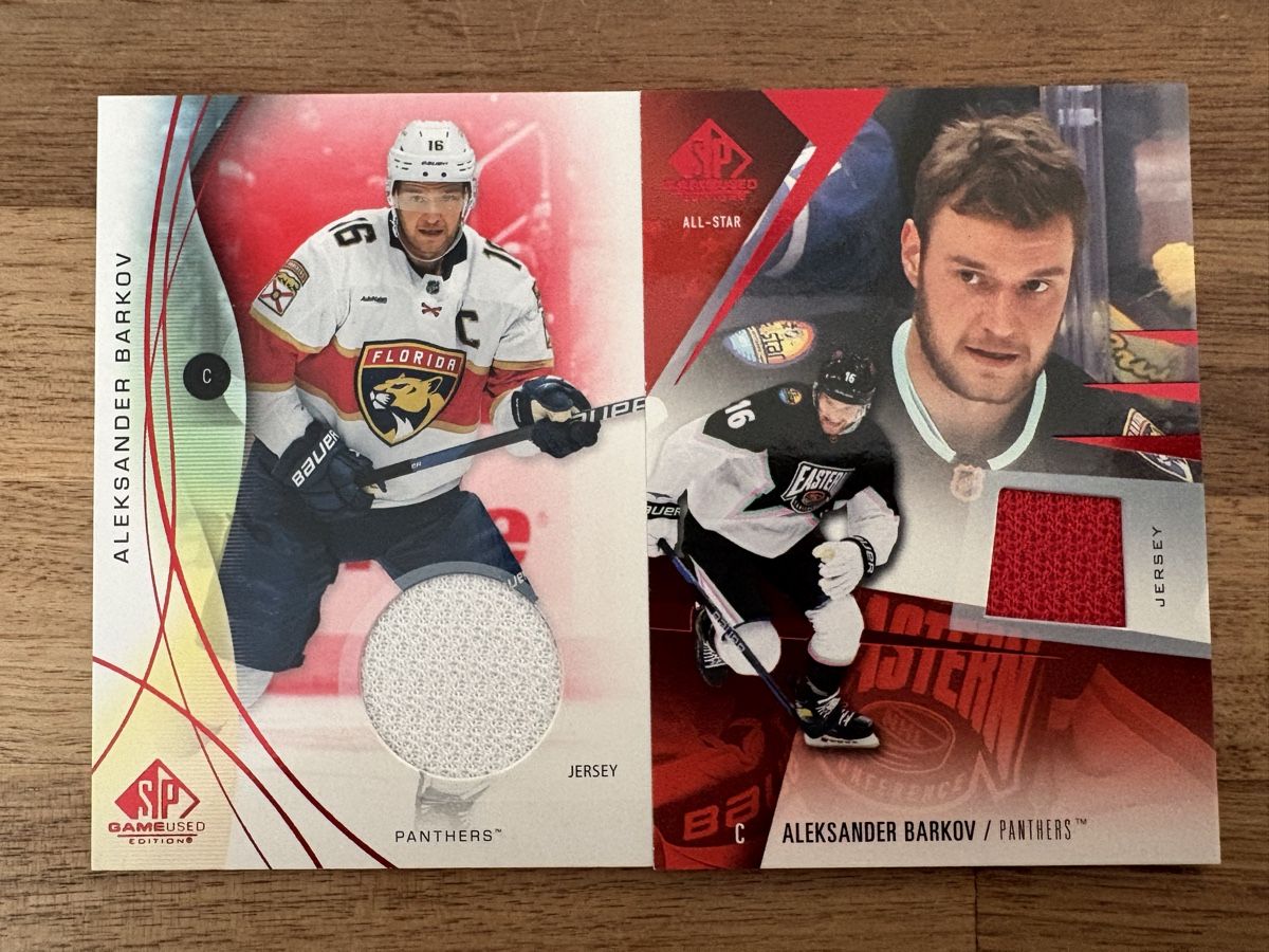 NHL Carte collezionabili: 2 x Game Jersey Card Aleksander Barkov – Nuovo (secondo la descrizione) da Uttigen venduto da Brainbug