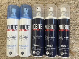Moskitospray 2x NOBITE sensitive & 3x NOBITE textile