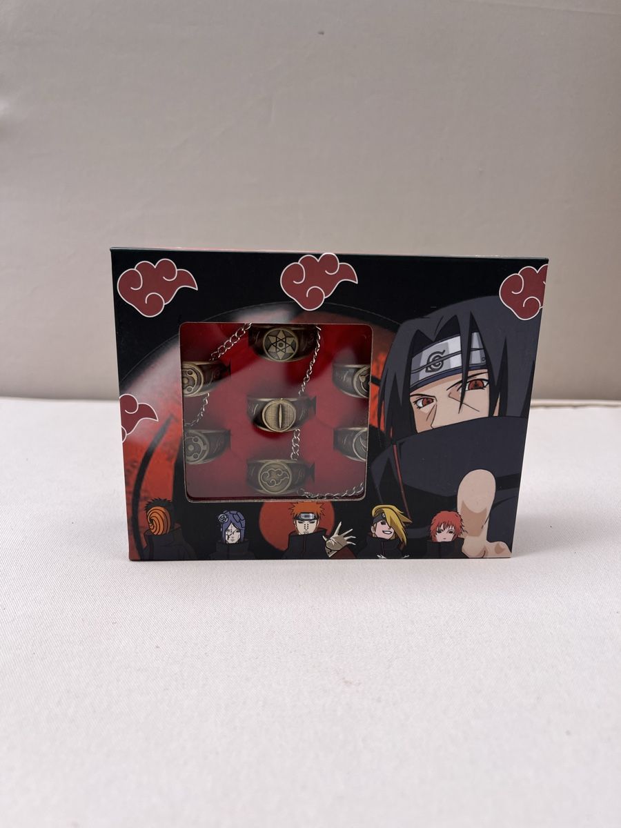 Comics: Ring Set Naruto 10 Ringe Neu mit Kette – Neu und originalverpackt aus Thalheim von karmabis_