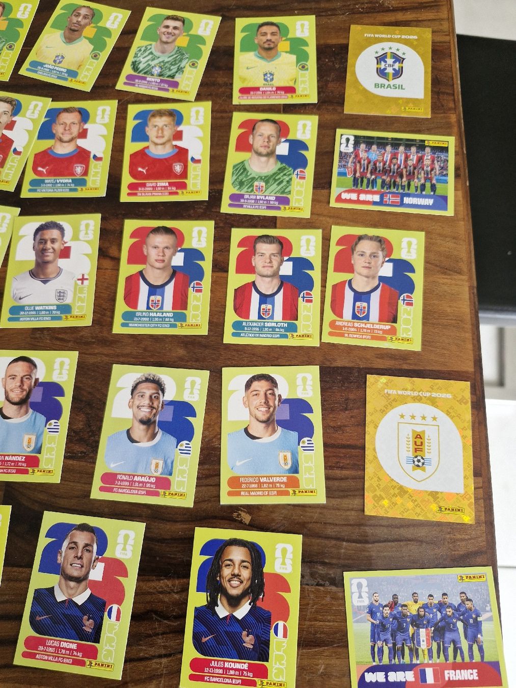 Panini Sammelbilder & Trading cards: Panini sticker, Länder sortiert.71sticker – Neu (gemäss Beschreibung) aus Biberist von Bonduelle 2