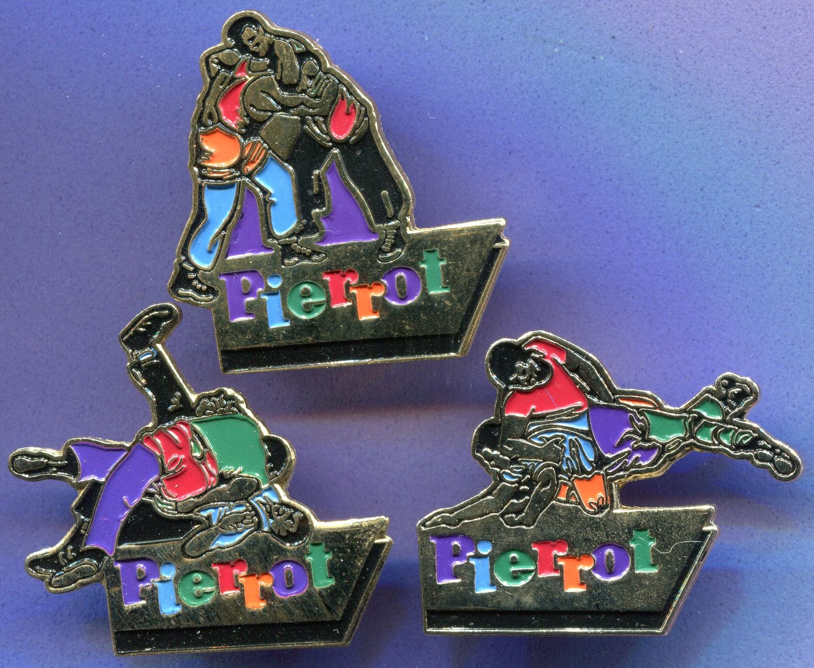 Plaquettes & Badges: 3 Pins  Pierrot  SCHWINGEN – D'occasion à Winterthur par Sammleroase