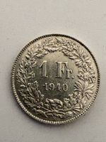 1 Fr. 1940 Silbermuenze Helvetia guter Zustand