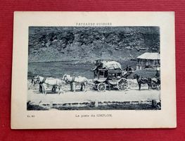 Simplon Post - Poste du Simplon  - Postkutsche - Photoglob